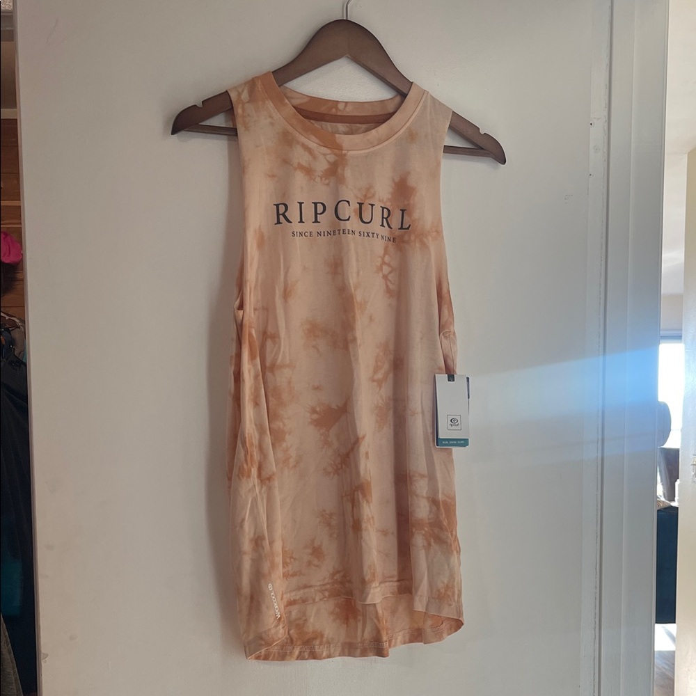 Rip Curl Women's Beige Tie-Dye Muscle Tee